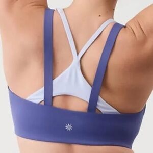 NWT Athleta Purple Double Up Bra